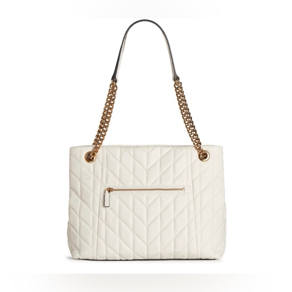 Karl Lagerfield NWT, Lafayette East West Tote/Shoulder Bag in Winter White - Picture 3 of 8